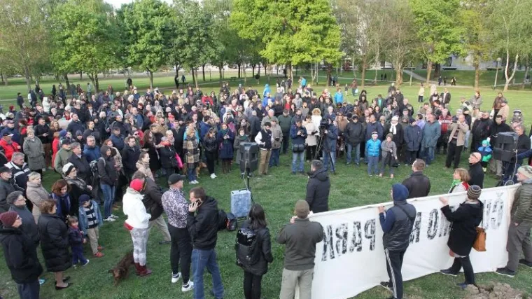 Prosvjed za park na Trnjanskoj Savici: 'U Zagrebu se ponovo izbjegavaju demokratski procesi'