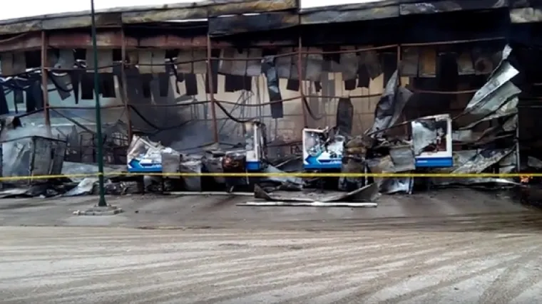 U cijelosti izgorio veliki tržni centar Bingo kod Mostara, &scaron;teta se procjenjuje u milijunima