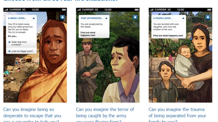 'Moj izbjeglički život': UNHCR objavio aplikaciju koja simulira svakodnevnicu izbjeglica