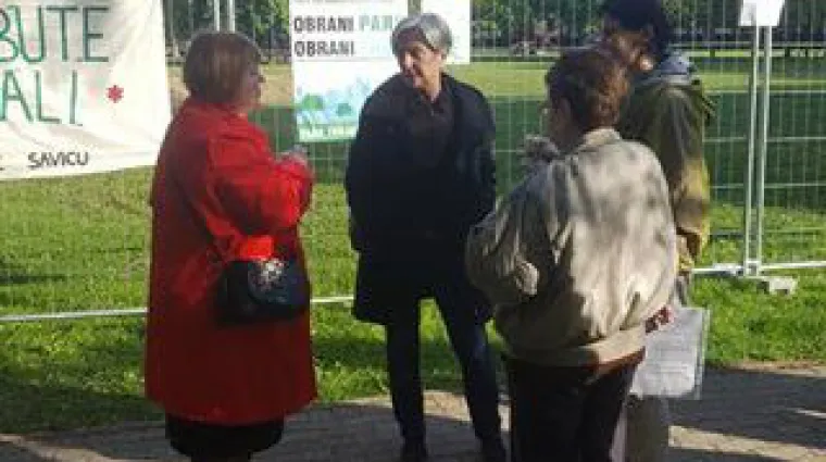 Mrak-Taritaš dežurala na Savici: 'Podržala sam građane u obrani javnog interesa'