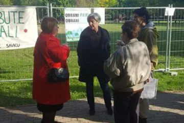 Mrak-Taritaš dežurala na Savici: 'Podržala sam građane u obrani javnog interesa'