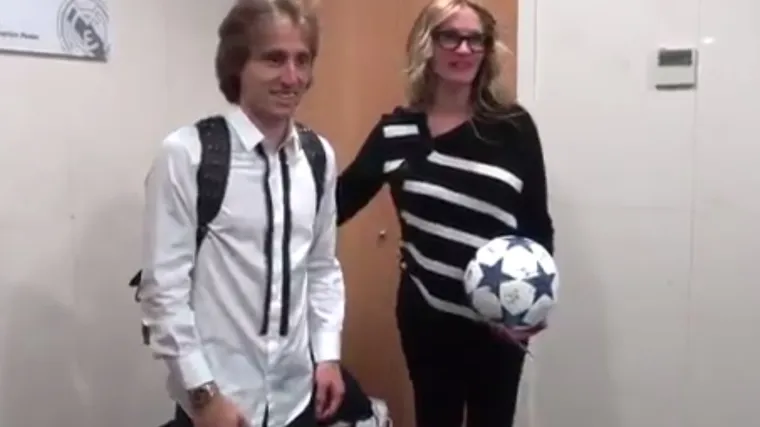 Pogledajte trenutak kad je Luka Modrić upoznao najljep&scaron;u ženu na svijetu