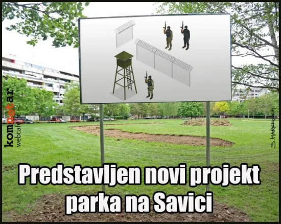 Zagrepčanima, umjesto fontana