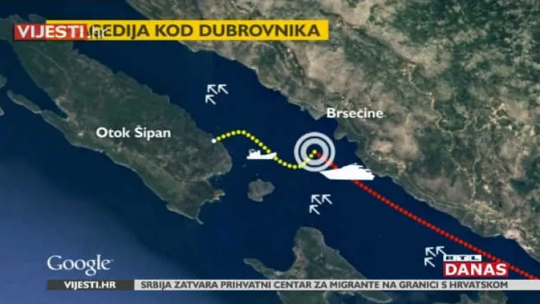 Donosimo rekonstrukciju pomorske nesreće: 'Radi se o spletu nesretnih okolnosti'