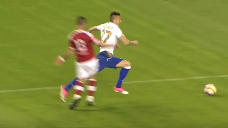 Hajdukovac pao kao Soudani, suparnički igrač se kune da ga nije dotaknuo