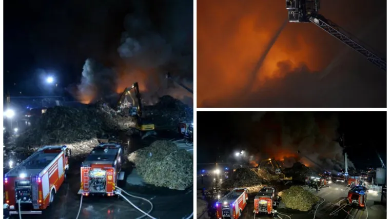 S buktinjom se cijelu noć borilo 135 vatrogasaca, u tvrtki sumnjaju da se radi o podmetnutom požaru