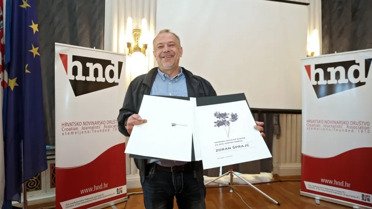 HND proglasio Zorana &Scaron;prajca novinarom godine!