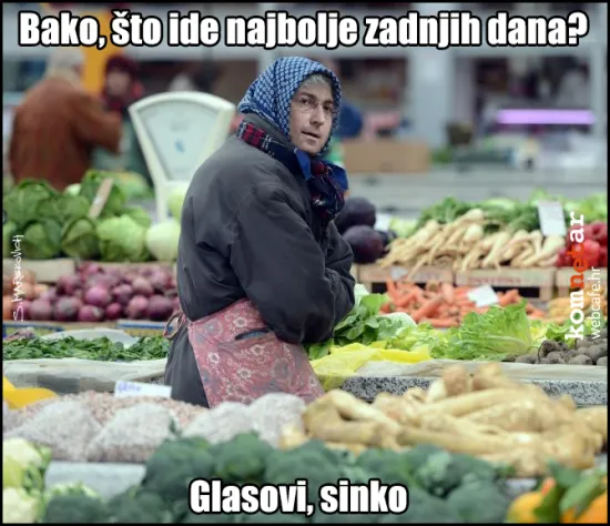 U međuvremenu na političkoj tržnici...