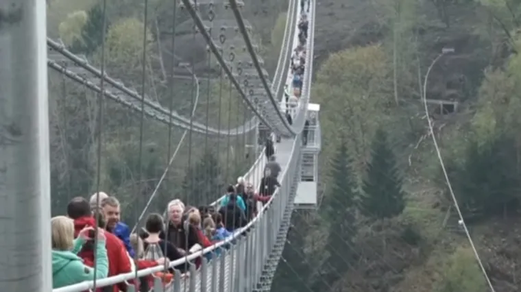 U Njemačkoj otvoren najveći pješački viseći most na svijetu