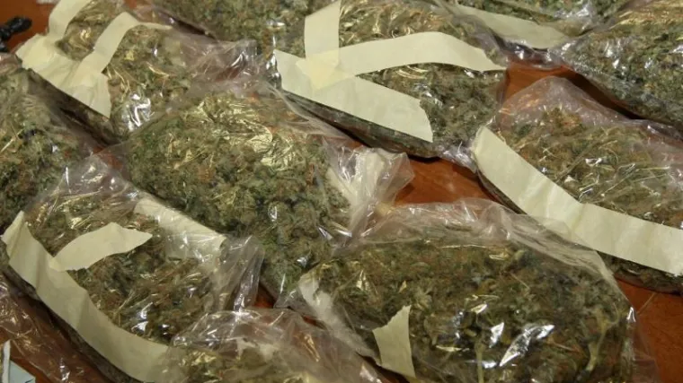 Policija zaplijenila više od 56 kilograma marihuane, tri pištolja i 483 komada streljiva