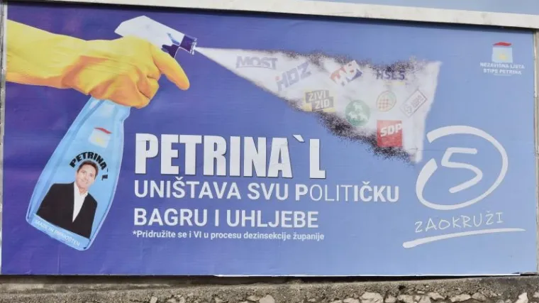 Petrina ipak nije mogao odoljeti pa ponovno nasmijao: 'Petrina'l - Uništava svu političku bagru i uhljebe'