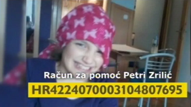 Ako možete, pomozite: 11-godi&scaron;nja Zadranka Petra Zrilić treba va&scaron;u pomoć!