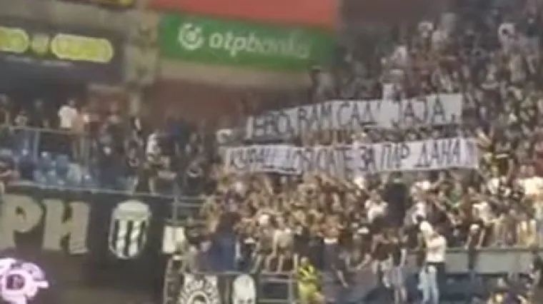 Navijači Partizana gađali jajima zvezda&scaron;e, a onda slavili ko&scaron;em u zadnjoj sekundi