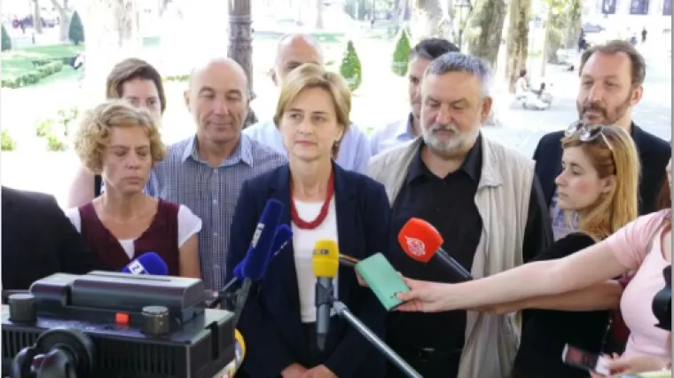 &Scaron;valjek poručila: 'Za Milana Bandića ili za promjene. Ili promjene ili kriminalni grad'