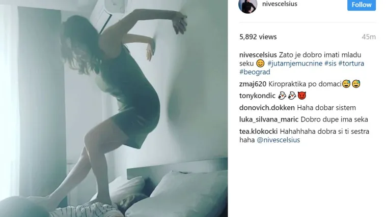 Nives objavila urnebesnu snimku 'kiropraktike', nadamo se da je sestra preživjela