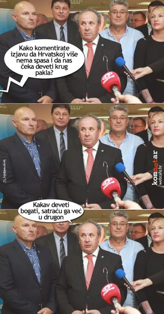Žele se opet zbunio...