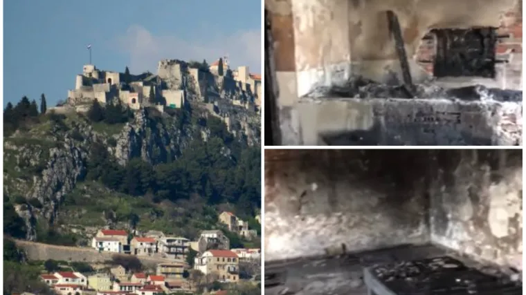 Prostorija sa slikama potpuno izgorjela, vatrogasci su požar gasili tri sata