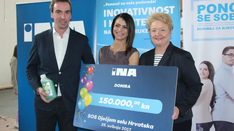 INA pomaže SOS Dječjem selu Hrvatska