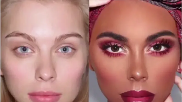 Dru&scaron;tvene mreže gore zbog ove transformacije make-upom. &Scaron;to je umjetnik htio reći?