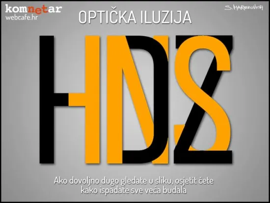 Gleda&scaron; dvije, vidi&scaron; jednu. Stranku.