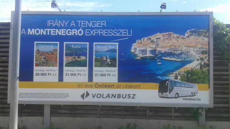 Mađarski autoprijevoznik nudi odlazak u Crnu Goru, a na slikama prikazuje Dubrovnik