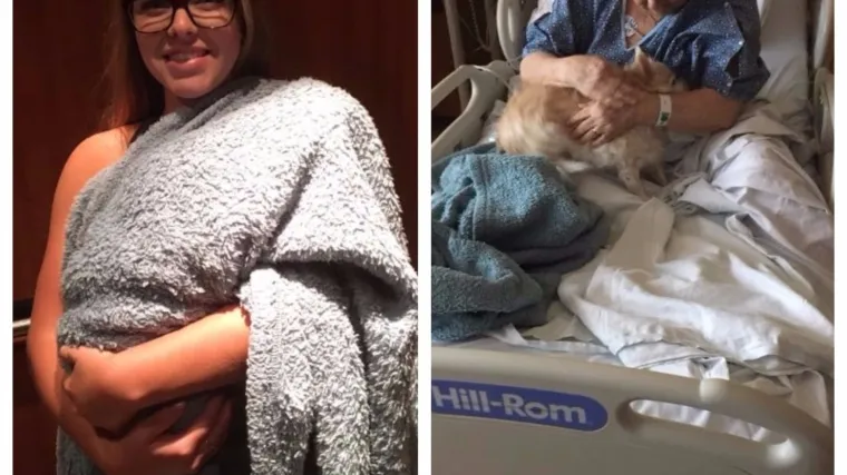 Brži oporavak: djevojka prokrijumčarila psa u posjet svojoj baki u bolnicu