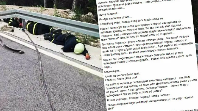 Cijela Hrvatska priča o prizoru s požari&scaron;ta kod Makarske