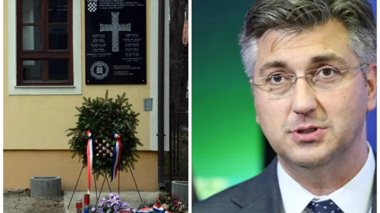 Plenković iz Bruxellesa o&scaron;tro demantirao medijske informacije o spornoj ploči u Jasenovcu