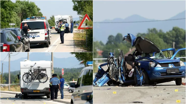 Poginuli su žena i dijete u dječjoj sjedalici, sudarili su se kombi, automobil i kamper