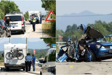 Poginuli su žena i dijete u dječjoj sjedalici, sudarili su se kombi, automobil i kamper