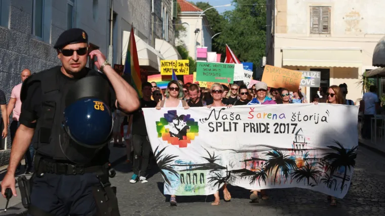 Split Pride pro&scaron;ao mirno: predstavnici Grada nisu do&scaron;li, Kerum poslao izaslanika