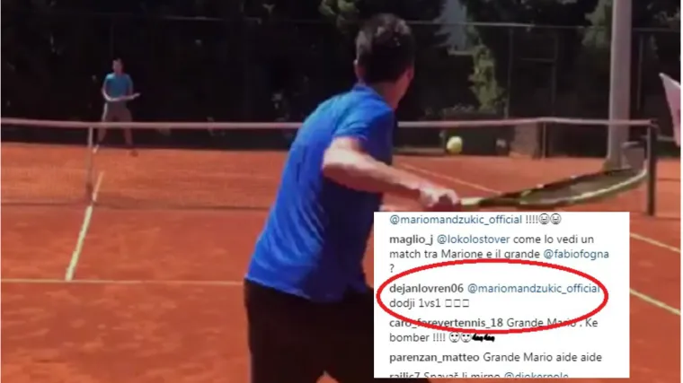 Pogledajte kako vatreni napadač udara tenisku lopticu i &scaron;to o tome misli Lovren