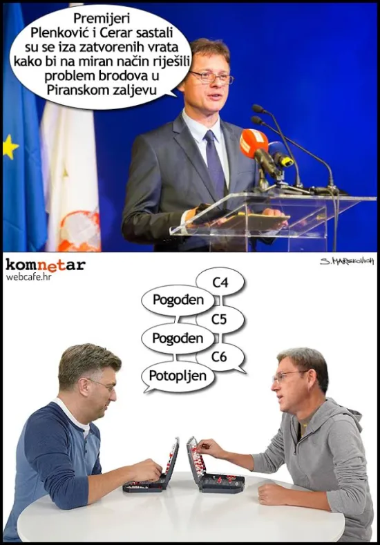 Oba su potopljena...