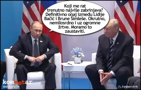 Putin i Trump su uznemireni...