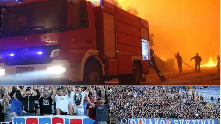 Torcida pozvala članove da pomognu vatrogascima, stižu i BBB-i