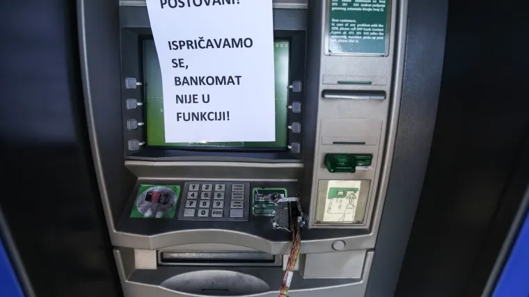 Razbojnik provalio u bankomat OTP banke i odnio vi&scaron;e od 250.000 kuna