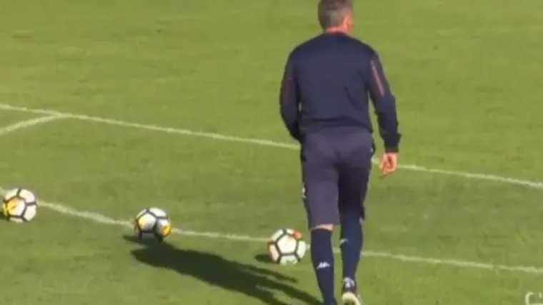 Mihajlović pogodio ra&scaron;lje tri puta zaredom i posramio vlastitog vratara