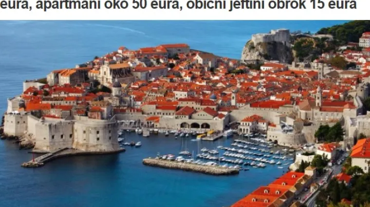 Portal iz BiH iskritizirao cijene - 'Hrvatska kao Monte Carlo'