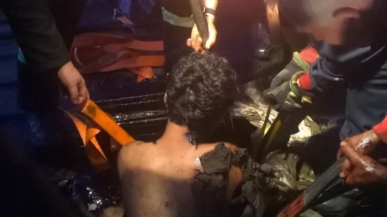 Dramatična akcija u Kutini: spa&scaron;avali migranta iz kontejnera za prijevoz bitumena