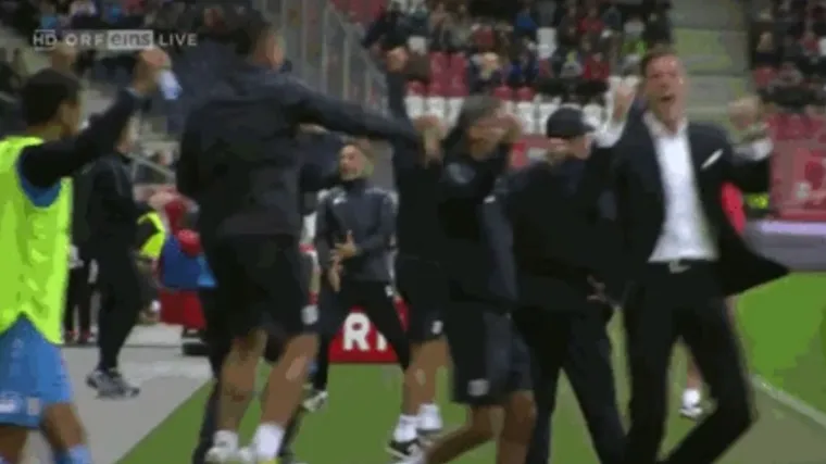 Pogledajte reakciju Matjaža Keka u trenutku kad je Rijeka &scaron;okirala Red Bull Arenu