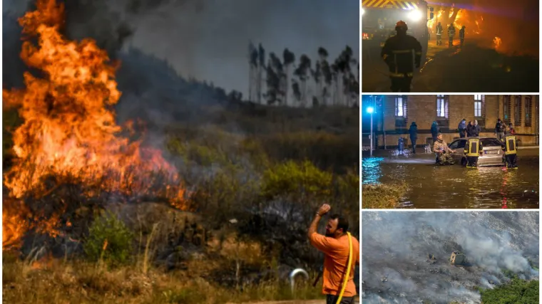U Francuskoj evakuacije, u Portugalu požar tragičnih razmjera, a Njemačka pod vodom