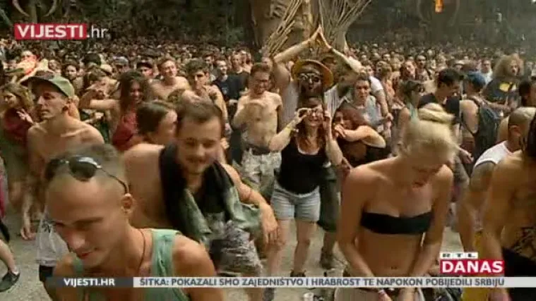 RTL na festivalu psihodelije u &scaron;umi kod Slunja: gost osebujan svećenik koji posjećuje party
