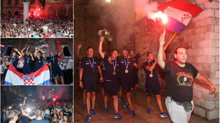 Dubrovnik dočekao heroje, Xavi Garcia uzeo mikrofon i odu&scaron;evio