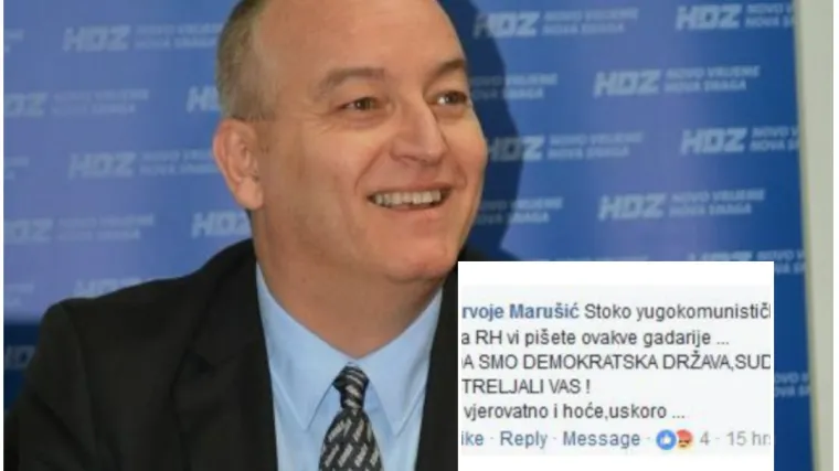 HDZ-ovac POJASNIO SVOJ SKANDALOZAN POZIV NA UBOJSTVO: 'Pa samo sam rekao da im treba suditi, a presuda je strijeljanje'