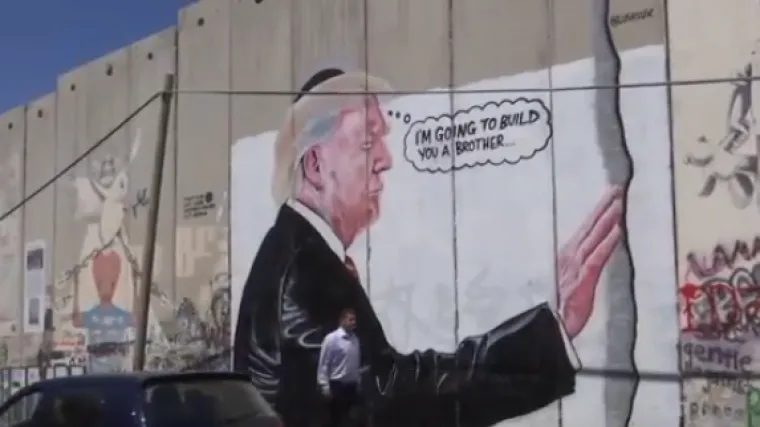 Pogledajte crteže Donalda Trumpa na betlehemskom zidu koji uveseljavaju Palestince