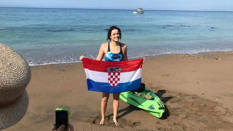 Prva Hrvatica koja je preplivala kanal Catalina: 'Ponosna sam, sretna i vesela'
