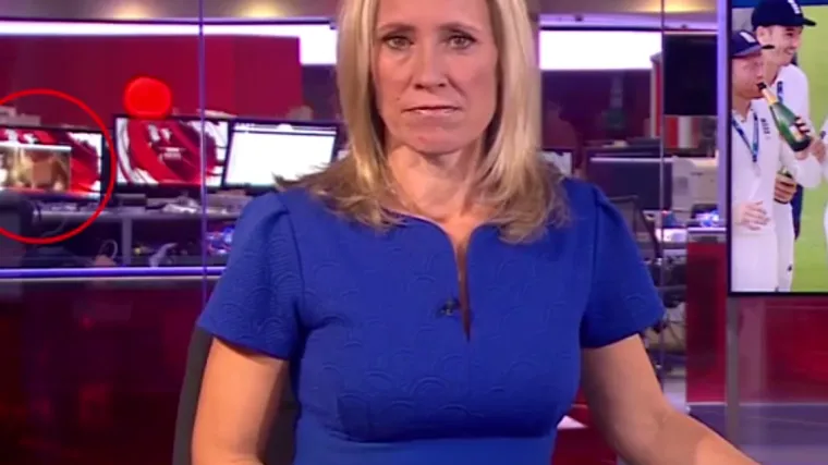 Novinarka BBC-ja gledala porniće usred prijenosa, nije slutila da je u kadru