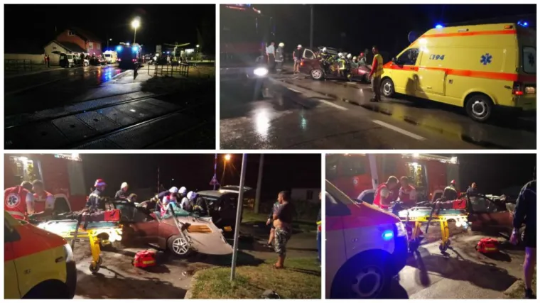 Strahovita nesreća u Međimurju: vatrogasci rezali krov BMW-a kako bi izvukli putnike