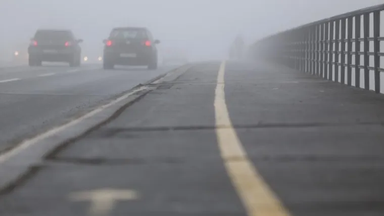 Skliski kolnici u Gorskom kotaru, magla na A6