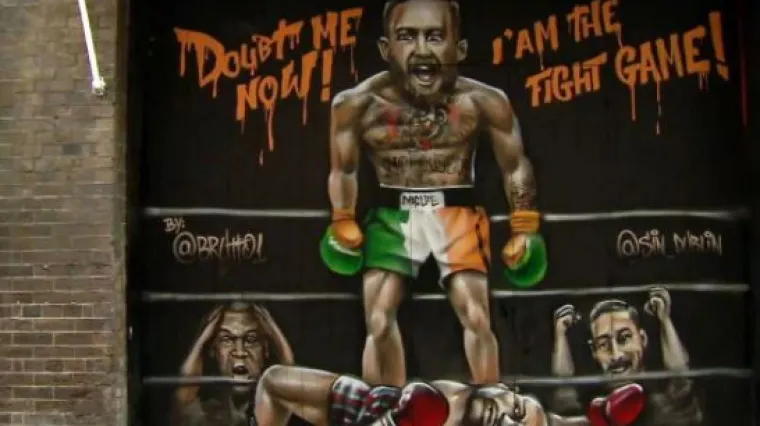 Ulice glavnog irskog grada odale počast McGregoru uoči meča života